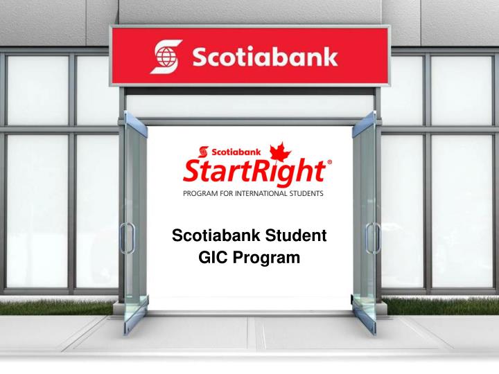 scotiabank student gic program