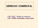 DERECHO COMERCIAL - slide 1