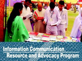 Information Communication Resource and Advocacy (ICR &amp; A) Program