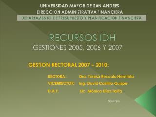 recursos idh
