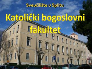 sveu ili te u splitu