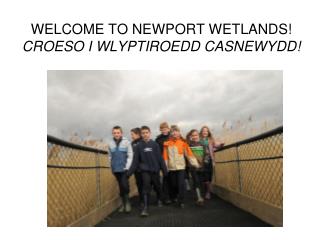 WELCOME TO NEWPORT WETLANDS! CROESO I WLYPTIROEDD CASNEWYDD!