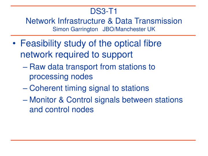 ds3 t1 network infrastructure data transmission simon garrington jbo manchester uk
