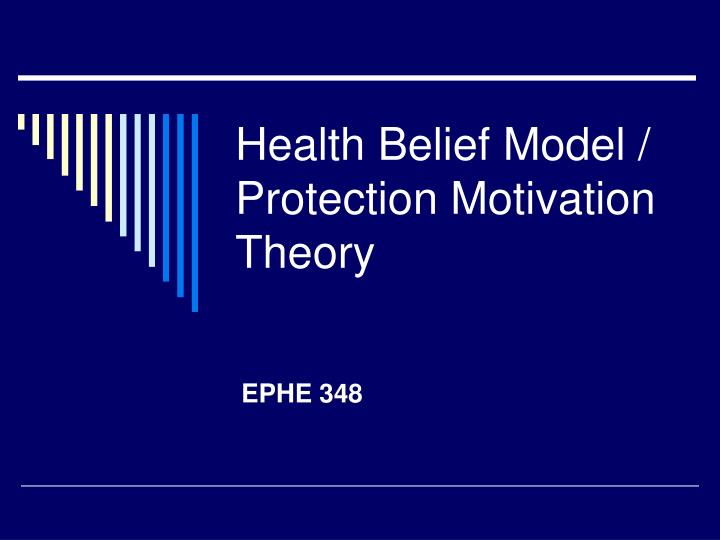 health belief model protection motivation theory
