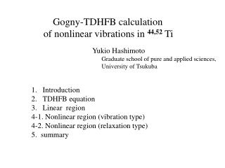 Gogny-TDHFB calculation of nonlinear vibrations in 44,52 Ti