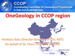OneGeology in CCOP region