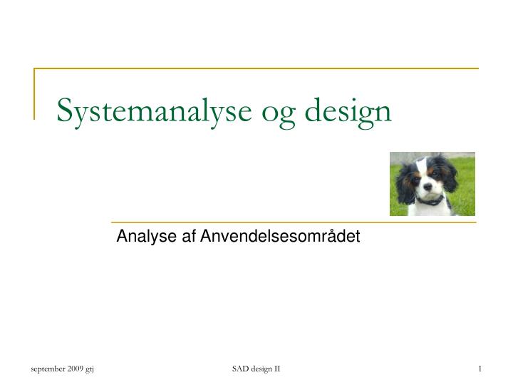 systemanalyse og design