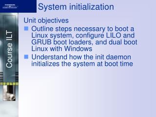 System initialization