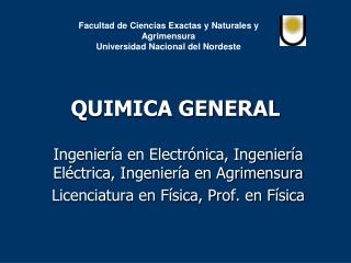 quimica general