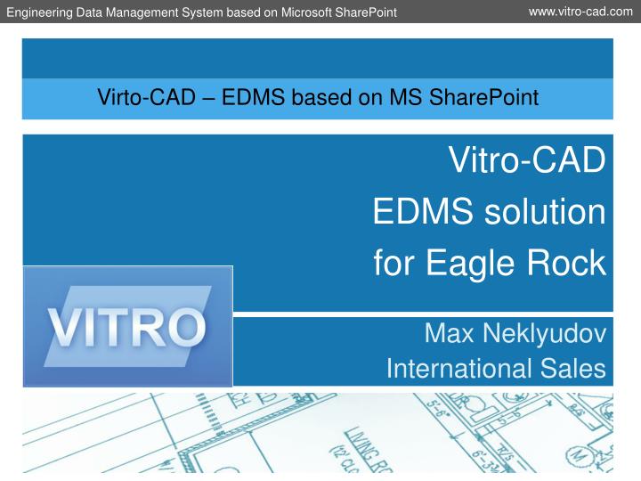 virto cad edms based on ms sharepoint