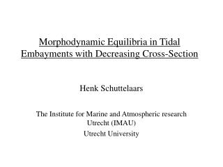 Morphodynamic Equilibria in Tidal Embayments with Decreasing Cross-Section