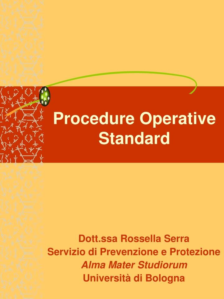 procedure operative standard