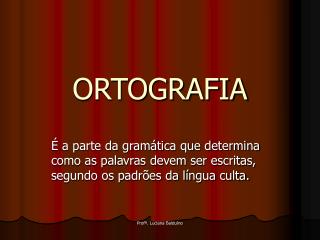 ortografia