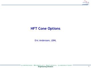 HFT Cone Options