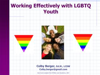 Working Effectively with LGBTQ Youth