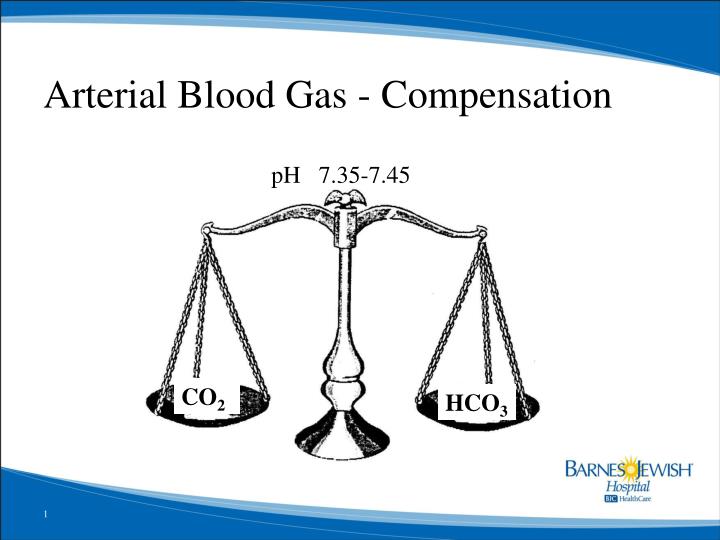 arterial blood gas compensation