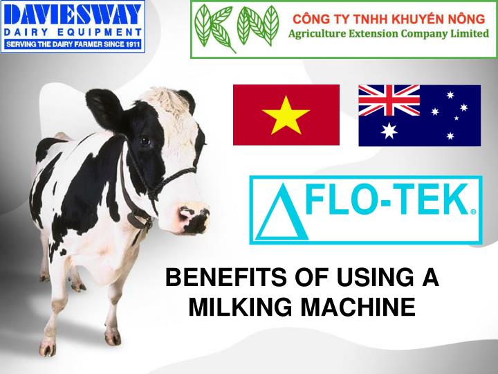 benefits of using a milking machine