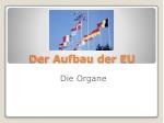 Der Aufbau der EU - slide 1