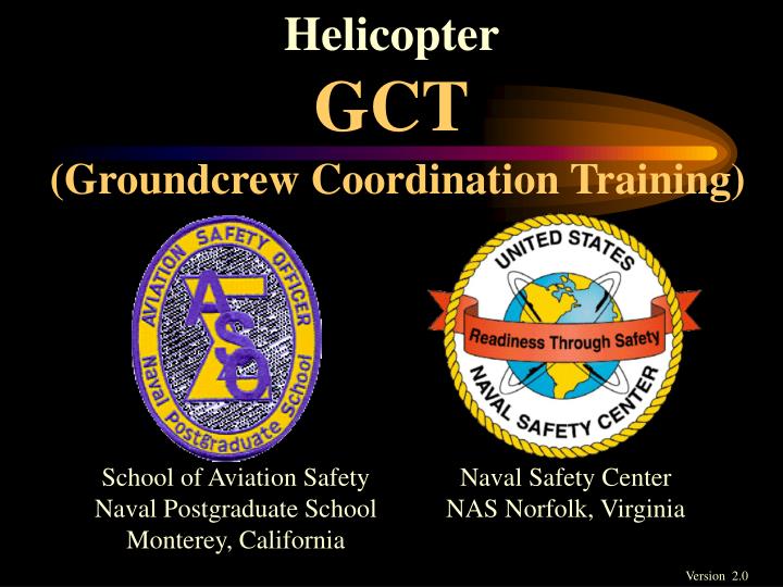 helicopter gct groundcrew coordination training