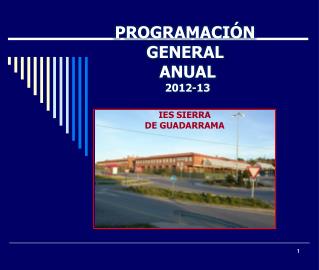 programaci n general anual 2012 13
