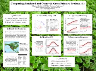Comparing Simulated and Observed Gross Primary Productivity