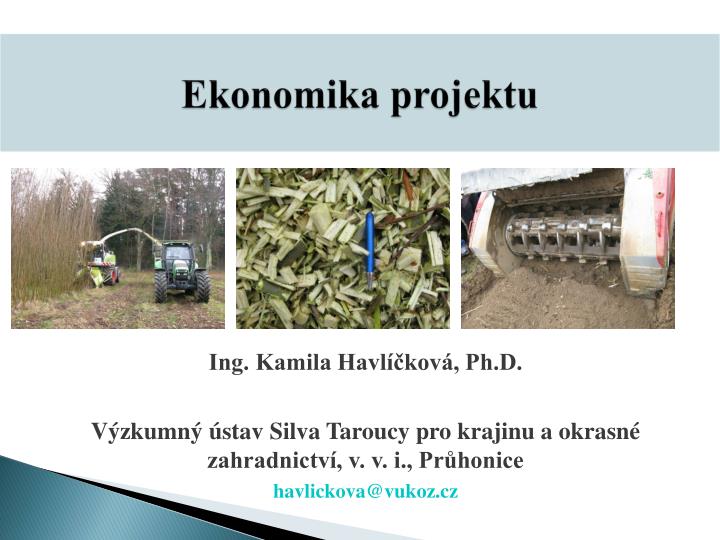 ekonomika projektu