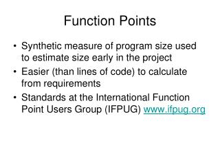 Function Points