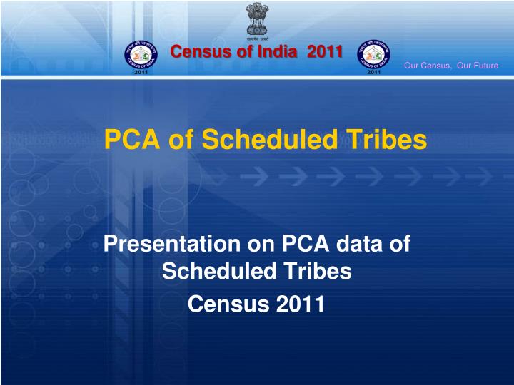 pca of scheduled tribes