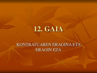 12 gaia