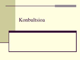 konbultsioa