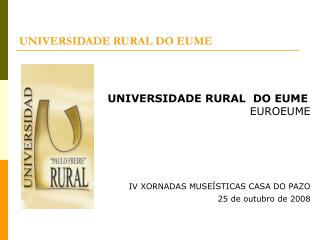 universidade rural do eume