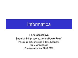 informatica