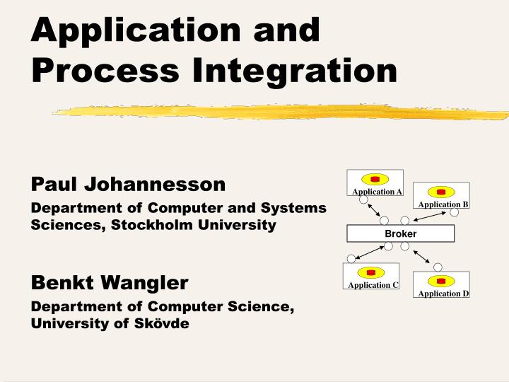 application and process integration