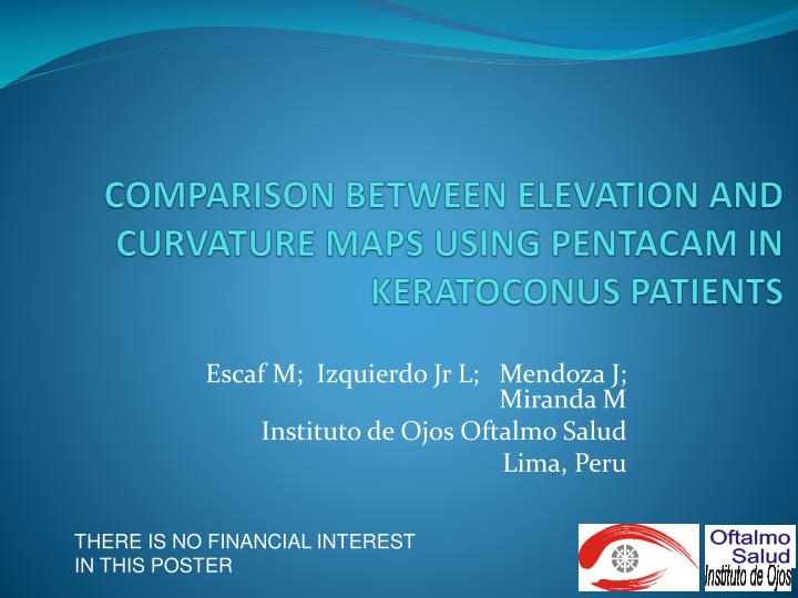 comparison between elevation and curvature maps using pentacam in keratoconus patients