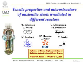 Tensile properties and microstructure of austenitic steels irradiated in different reactors