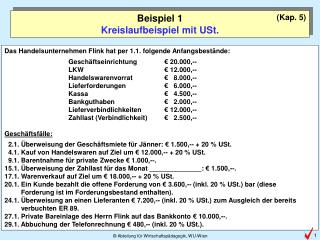 beispiel 1 kreislaufbeispiel mit ust