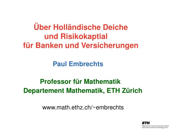 www math ethz ch embrechts