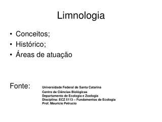 limnologia