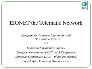 EIONET the Telematic Network