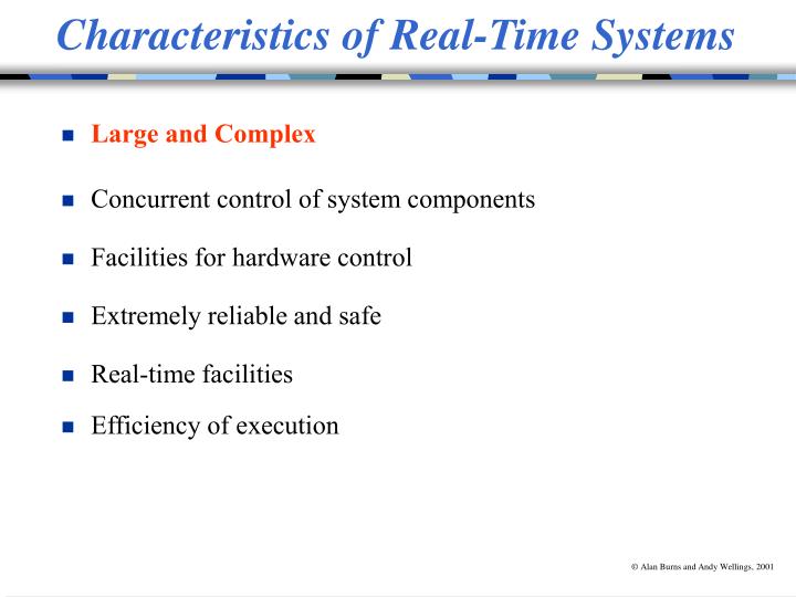 characteristics of real time systems