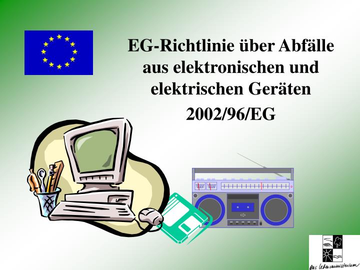eg richtlinie ber abf lle aus elektronischen und elektrischen ger ten 2002 96 eg