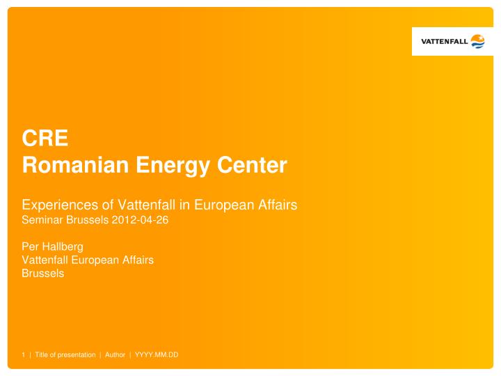 cre romanian energy center