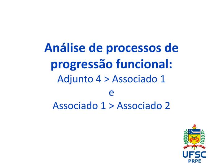 an lise de processos de progress o funcional adjunto 4 associado 1 e associado 1 associado 2