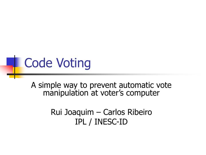 code voting