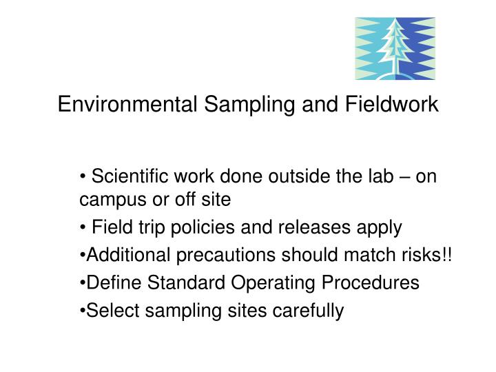 environmental sampling and fieldwork