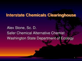 Interstate Chemicals Clearinghouse