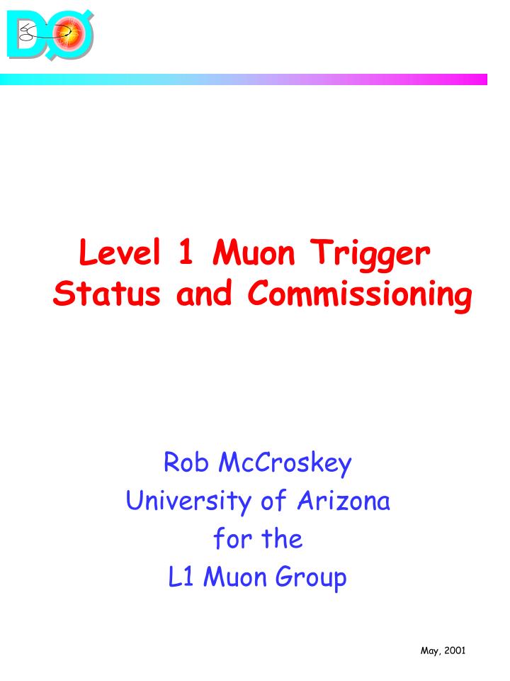 level 1 muon trigger status and commissioning