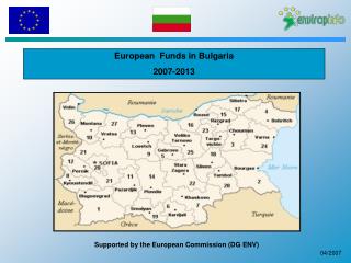 European Funds in Bulgaria 2007-2013