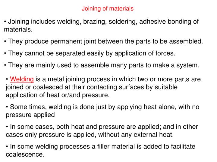 metal joining process