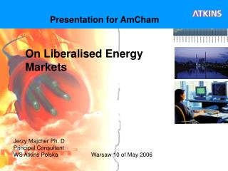 Presentation for AmCham
